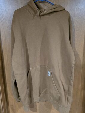 Brown Carhartt Hoodie with Front Pocket